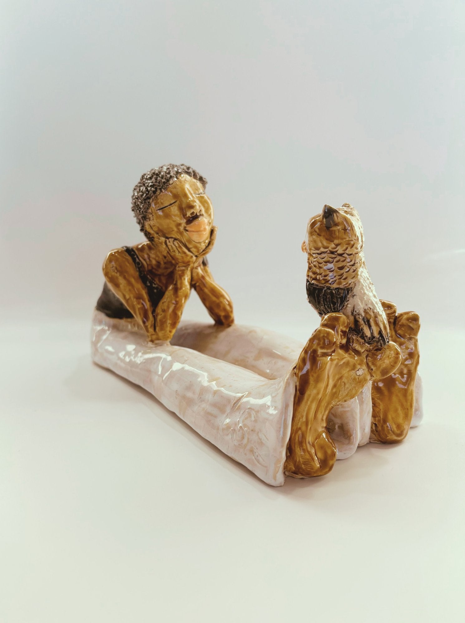 zelfgemaakt koffiekopje met lekkers