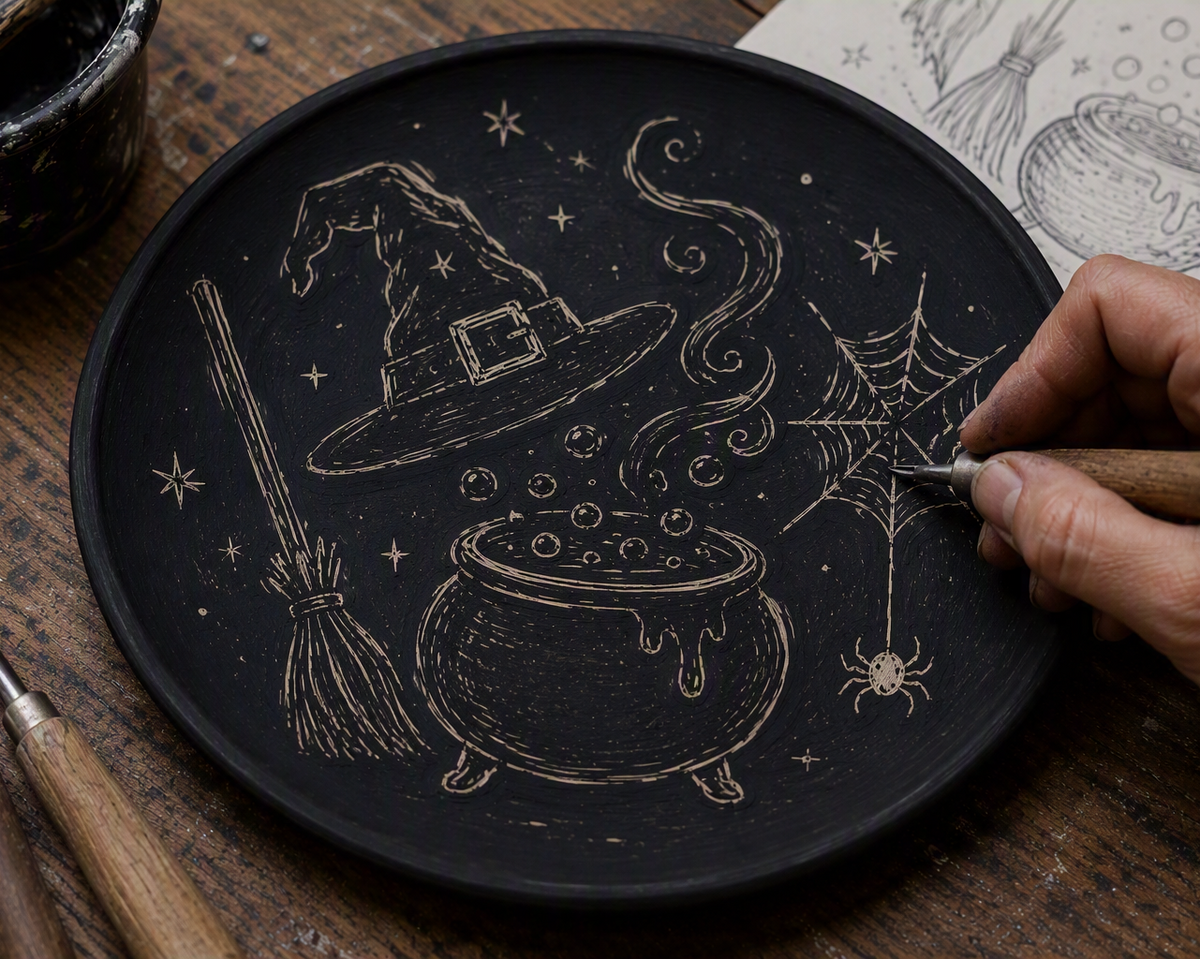 Sgraffito Halloween Edition 🎃